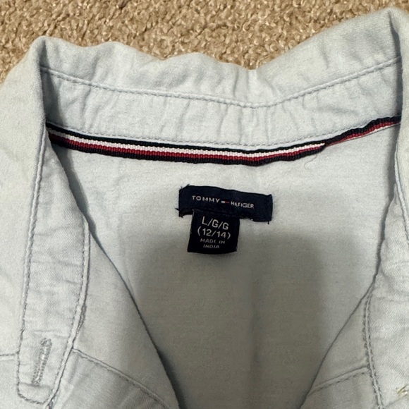 Tommy Hilfiger Light Blue girls Dress - Picture 2 of 3